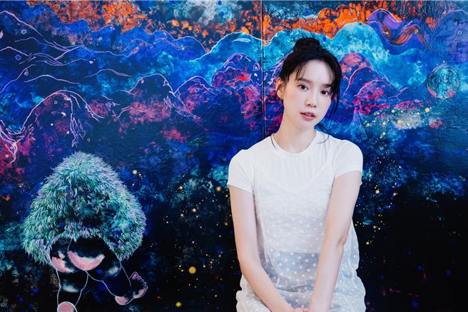程予希二次办画展。（星星相艺提供）