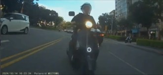淡水女騎士逆向亂衝 無辜轎車慘遭撞擊「根本無法閃」