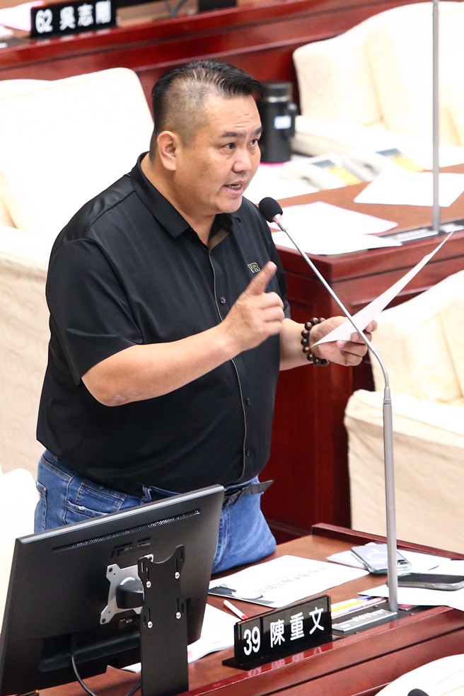 圖為2023年5月22日的陳重文模樣，原有132公斤。（資料照／鄧博仁攝）


