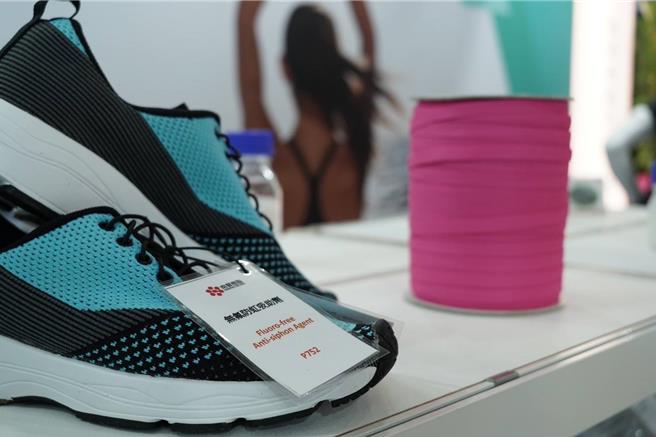 南宝登场台北纺织展，展现研发硬实力。（南宝提供）