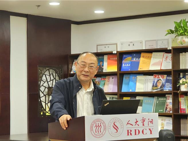 中国人民大学国际关系学院金灿荣教授。（资料照片，蓝孝威摄）