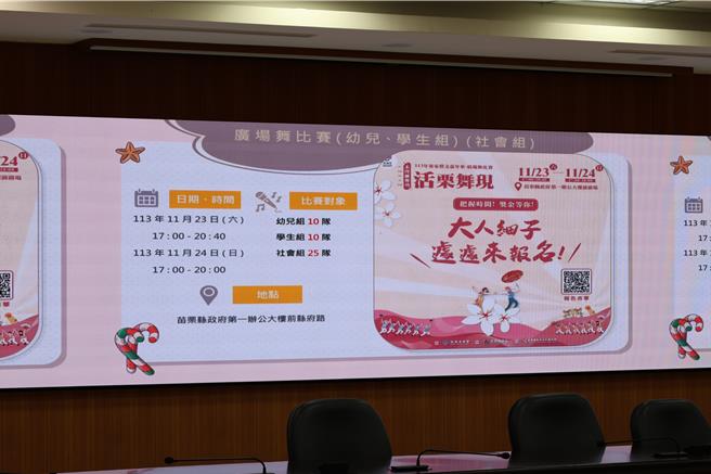 苗栗县政府特别规划从11月2日起推出为期2个月的「2024苗南耶诞系列活动」。（谢明俊摄）