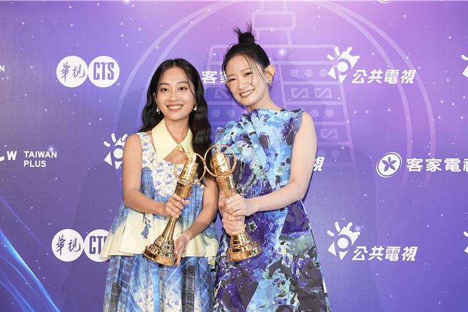 杨富江、吴奕蓉分别入围迷你剧视后、迷你剧女配角奖。（罗永铭摄）