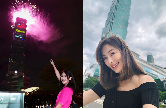 贾永婕霸气回应网友批评国庆烟火秀不够精彩。（图／翻摄自janet_chia_IG）