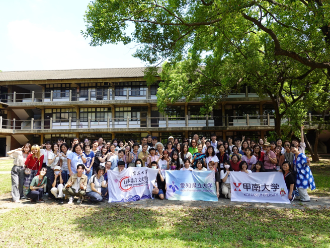 東海大學日文系攜手日本姊妹校，一起透過日語認識各項社會議題。(照片/東海大學提供)