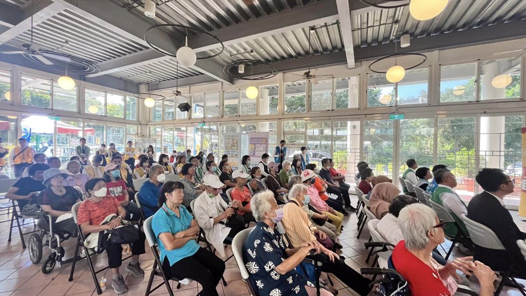 新竹市第一場防詐騙講座在綠水市民活動中心舉辦。(圖/永慶房產集團提供)