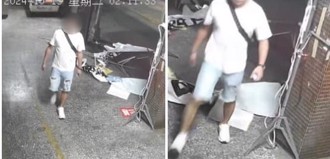 北市737市場出現砸攤怪男 內湖警調監視器逮人