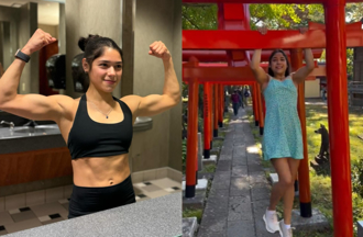 體操正妹「日本鳥居」做引體向上挨轟！ 她急刪影片道歉了