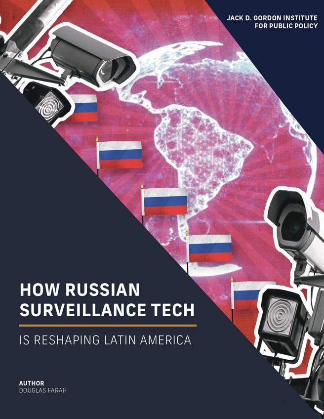  美国研究报告指出，俄国在尼国设置间谍基地，引发欧美情报单位高度关注。图为该报告封面。（取自FIU网站）