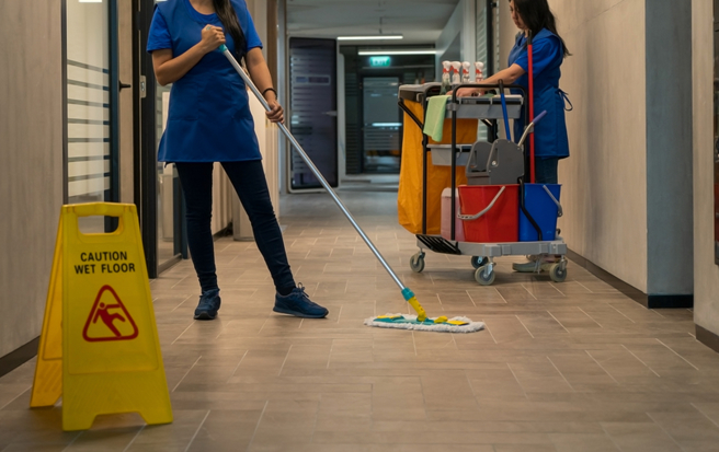 網友分享溫暖故事，男孩指著清潔人員，問媽媽「她為什麼要掃地？」媽媽回答「因為她是讓這裡變乾淨的魔法師唷」，網友全讚翻。（圖：shutterstock／達志）