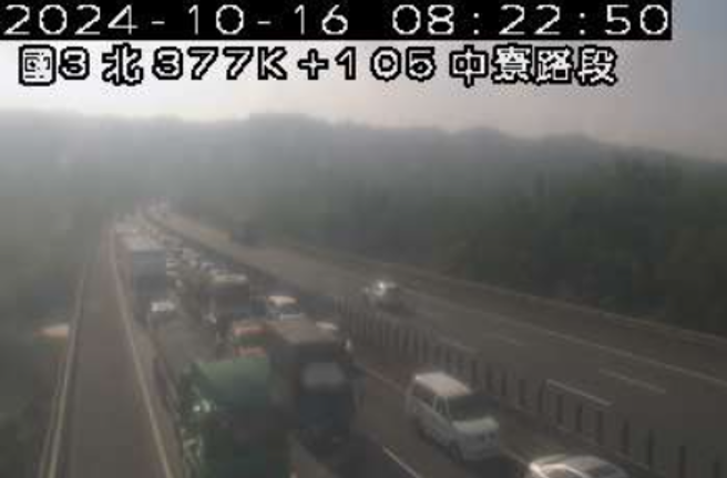 现场画面。（图 / 截自高速公路1968）