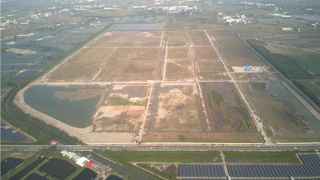 七股科技工业区空拍图。（台南市政府提供／宝智华台南传真）