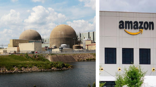 亚马逊集团与多米尼能源签约，可使用该公司的北安娜核电厂电力，并规划兴建SMR反应炉。(图/Dominion Energy、AP)