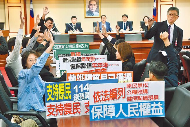 蓝白再度联手，于程序委员会将总预算案暂缓列案。（资料照片/姚志平摄）