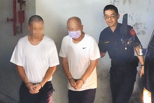 北检侦办京华城弊案15日第3度提讯在押的前鼎越开发董事长朱亚虎（中），厘清决策过程、金流等疑点。（黄世麒摄）