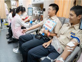 內政部推動公益服務 替代役男熱情參與捐血助人