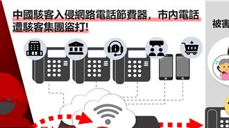 大陸駭客暴力破解電話節費器 學校、區公所室內電話遭詐團盜打