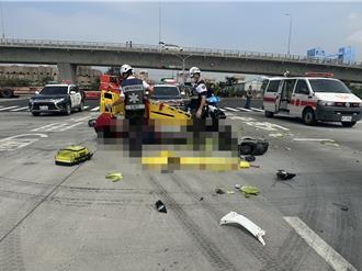 高雄港碼頭死亡車禍！貨櫃車衝撞機車 騎士頭部重創送醫不治