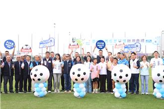 台中首座FIFA認證足球場啟用 盧秀燕盼爭取國際賽事