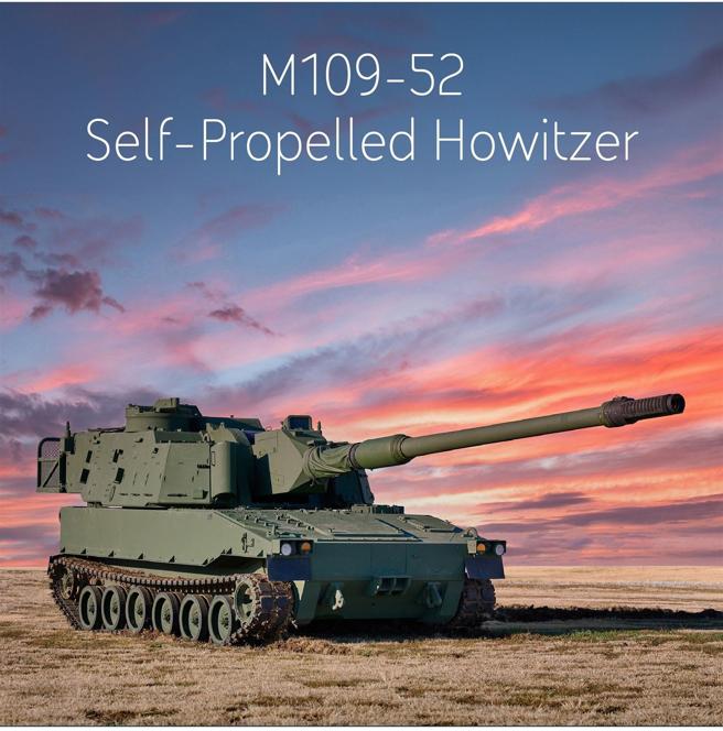  贝宜同时也将派出另一款M109-52自走炮，共同参与射击演示。
（取自贝宜公司「X」帐号）