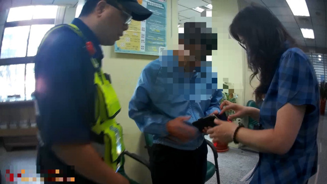台中市警局第一分局繼中所，4小時阻3件詐騙，保住民眾151萬元血汗錢。（翻攝畫面）