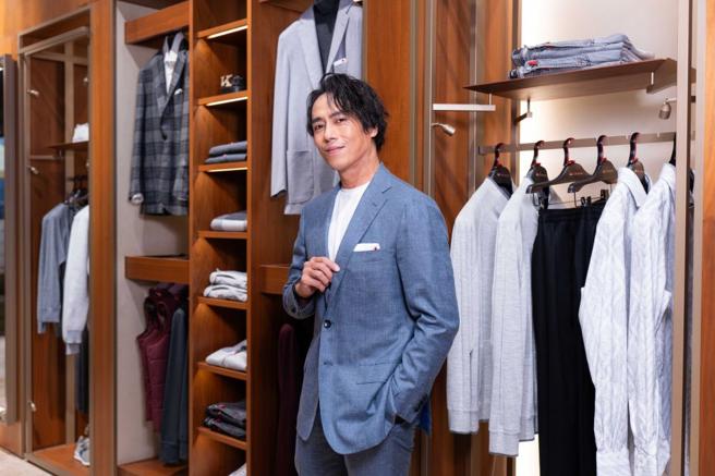 莊凱勛的父親曾是裁縫師 ，從小對西服耳潤目染，前往Kiton訂製西裝。（吳松翰 ）