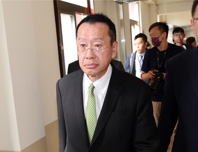 國防部長顧立雄17日前往立法院備詢。（姚志平攝）