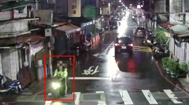 警方接獲報案後，調閱監視畫面鎖定以車追人鎖定犯嫌，並通知劉男到案說明。（圖 / 劉詠韻翻攝）