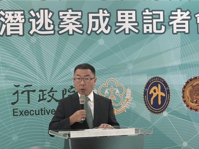 行政院政務委員林明昕到場致詞。（圖賴佩璇攝）