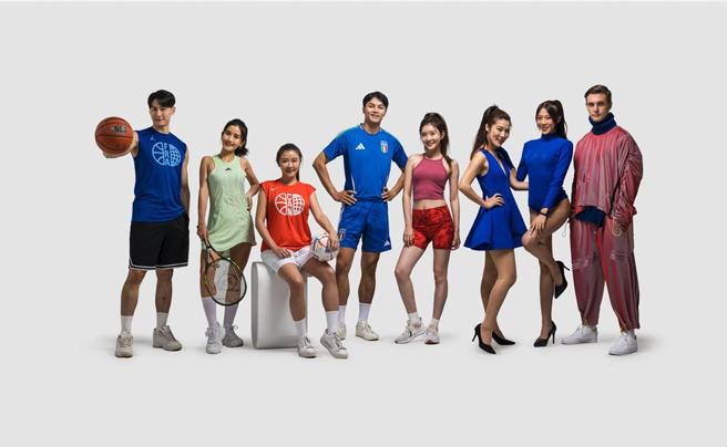 远东新在今年台北纺织展(TITAS)展示织物回收、环保回收等材质产制的各类服饰以及循环经济纺品。图／远东新提供