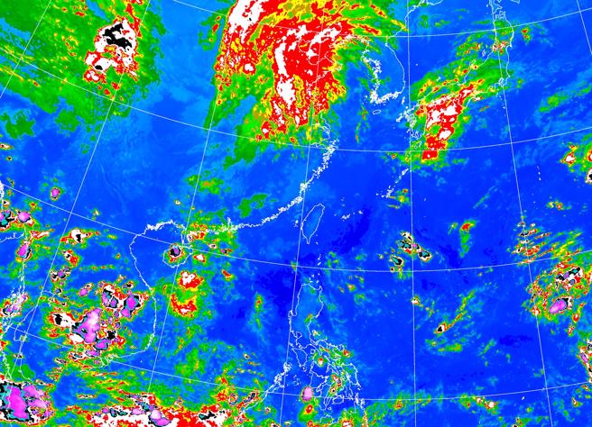 賈新興表示，根據AI預測，下禮拜台灣周邊可能有颱風生成。（翻攝自氣象署）