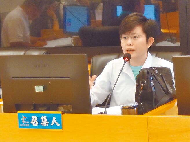 台中市议员陈俞融。（林欣仪摄）