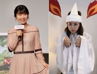 福原爱「俏皮扮鬼」意外撞脸林依晨　陆网见状却狠批