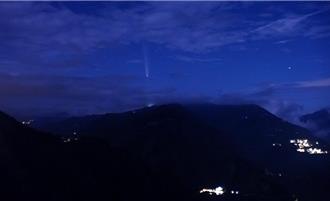 「紫金山－阿特拉斯」彗星现踪桃园沿海 摄影爱好者抢拍