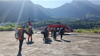 南三段登山斷魂！女墜200米深谷身亡 19日派直升機載運下山