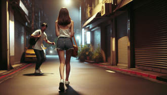 凌晨尾隨睡衣辣妹 機車男嗆「我有刀」襲胸撩陰