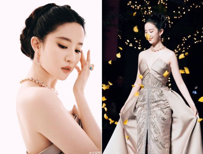 刘亦菲压轴出场。（图／翻摄自微博）