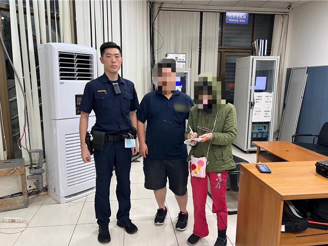 員警成功聯繫陳男，確認非遭詐欺集團控制。（蘆洲警分局提供）