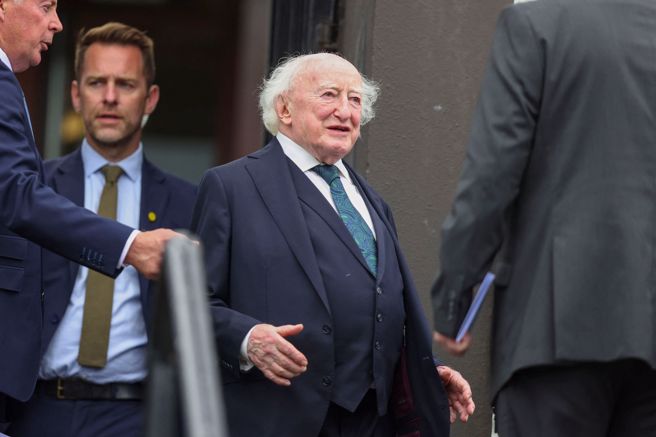 愛爾蘭總統Michael D. Higgins。（圖／路透社）