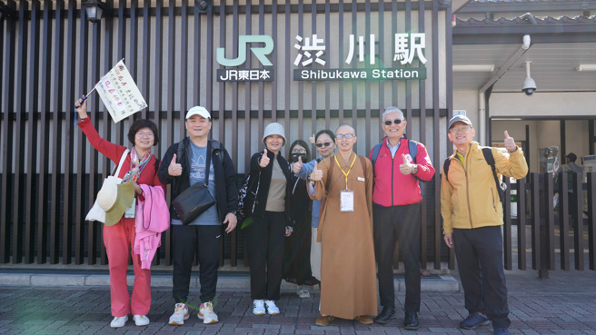 10月9日至14日赴日本佛光山法水寺及本栖寺。(照片/南華大學提供)