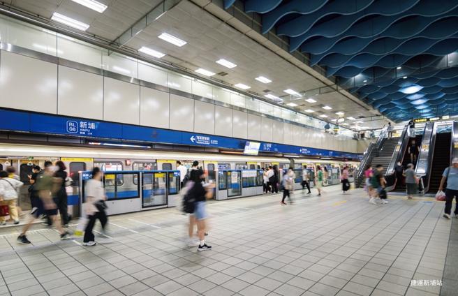 板南线新埔站实景照。图/业者提供