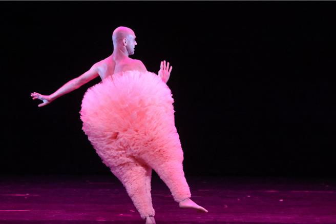 中國信託新舞臺藝術節在今年這個邁入第十年的時刻，為台灣喜愛表演藝術的觀眾準備了一份特別獻禮，首度邀請受到國際藝文媒體一致好評的曼波男孩舞團來台演出《蓬蓬》，以突破性別框架的男舞者芭蕾，傳遞只要願意打破刻板印象的侷限，所有的不可能都將轉化成可能的積極信念，用充滿想像空間的表現方式展現戲劇張力。（鄧博仁攝）