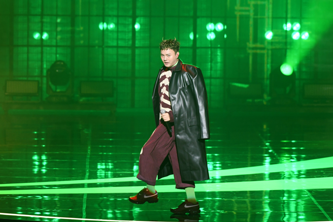 許富凱「白骨精」造型吸睛。（圖／三立電視畫面提供）