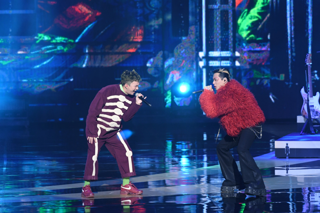 許富凱、Marz23造型掀起網友討論。（圖／三立電視畫面提供）