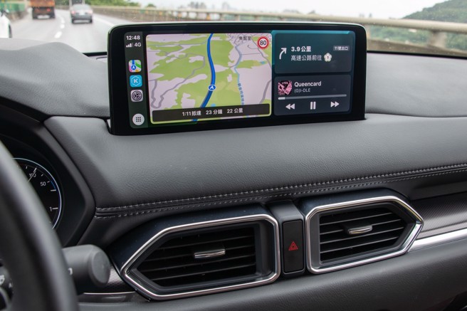 支援无线Apple CarPlay功能。（陈大任摄）

