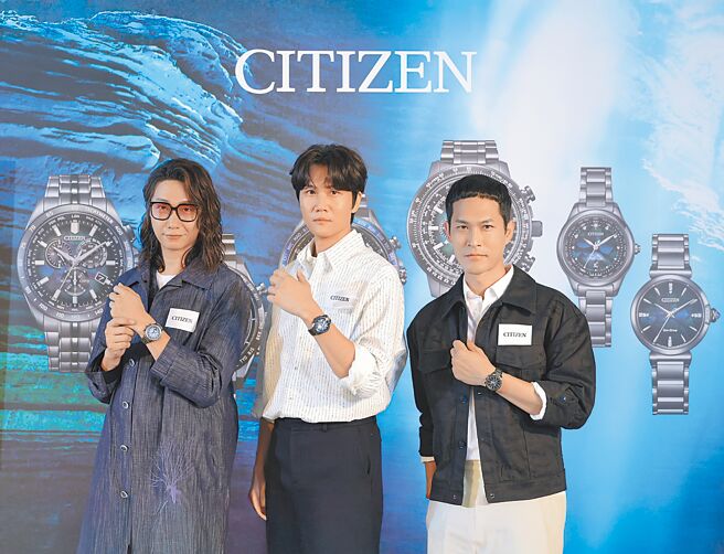 金曲乐团宇宙人任Citizen品牌之友，现身演绎宇宙幻彩限定表款。（Citizen提供）