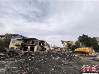 安徽淮南超市火災致房屋垮塌 釀9死慘劇