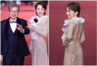 金鐘59／潘儀君金鐘紅毯辣度破表 一轉身全挖空「白皙美背被看光」