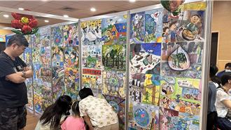 永和兒童創意繪畫比賽頒獎 學童用行動實踐環保愛地球