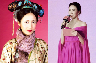 「最美趙敏」大紅禮服同框劉詩詩！53歲真實狀態流出網嚇壞